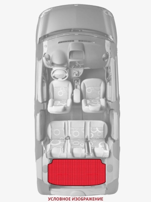 ЭВА коврики «Queen Lux» багажник для Daihatsu Mira (L55)